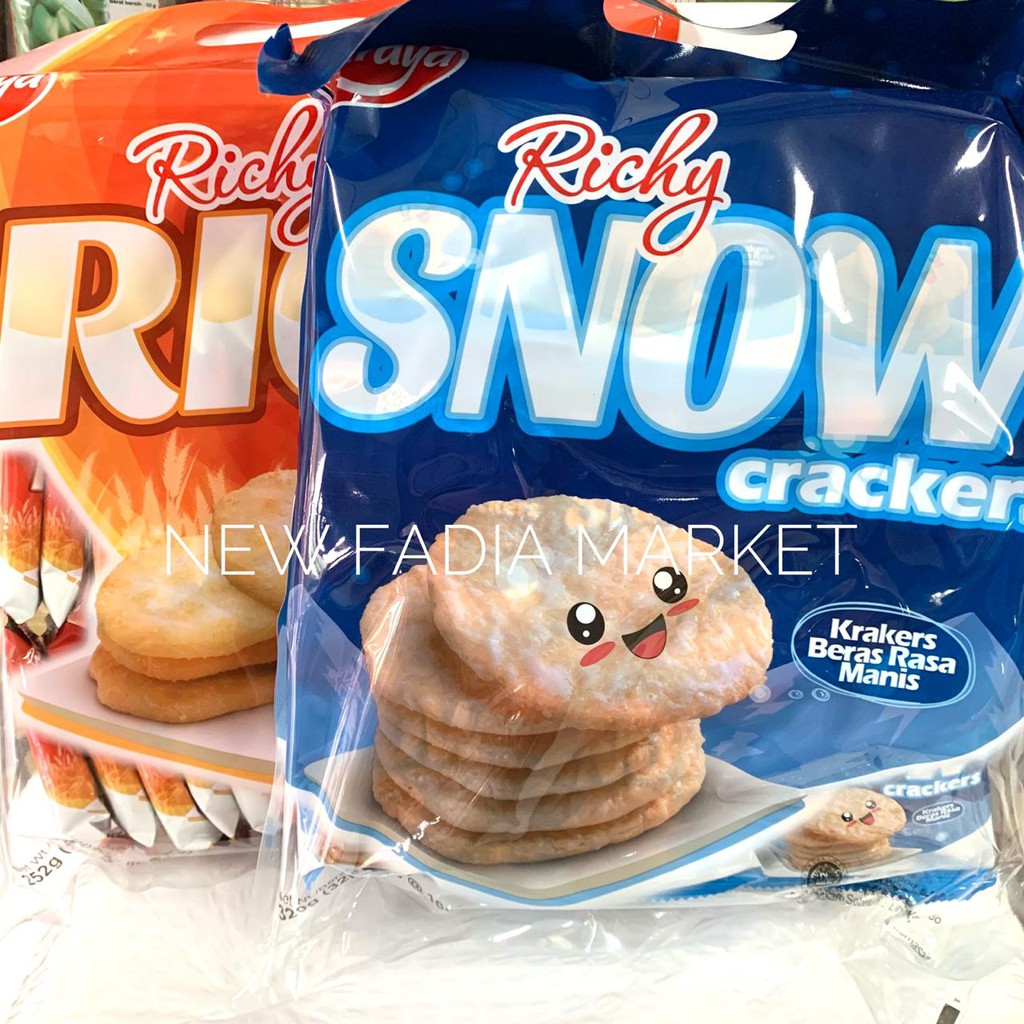 

Naraya Richy Rice Crackers Asin 252g Snow Crackers Manis 320g Biscuit Beras