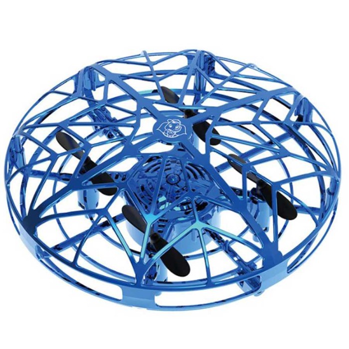 Drone Mini Quadcopter Infrared Induction OLOEY UFO RC - WS-3287 - Biru