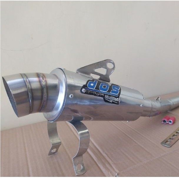 Knalpot Racing DOS Recing Yamaha Vixion Old Version Vixion New Lighting R15 All series