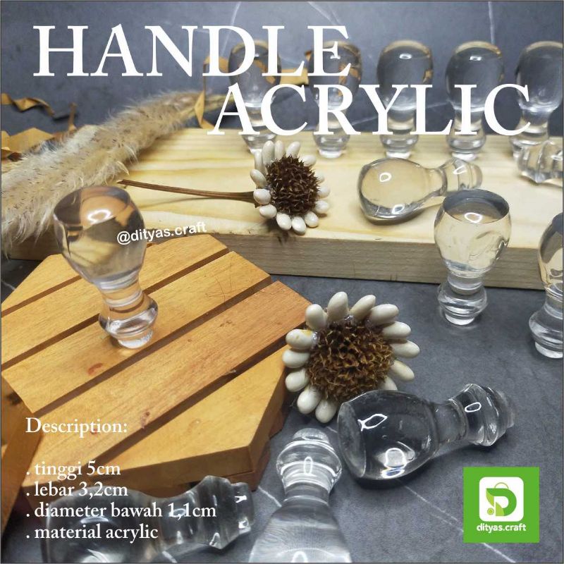 

soap stamp handle / gagang stample sabun / hanya gagang