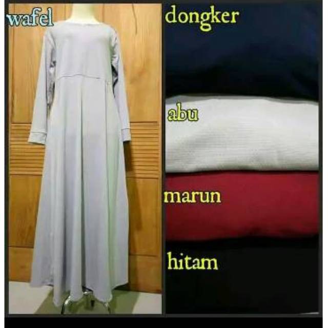 GAMIS MISBI POLOS TEBAL