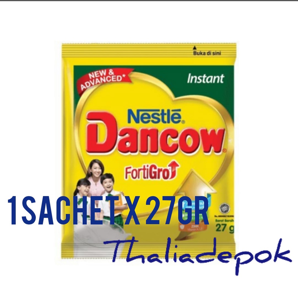 

NESTLE DANCOW FORTIGRO SUSU BUBUK INSTANT 27GR X 1 PCS, U MAKANAN DLL