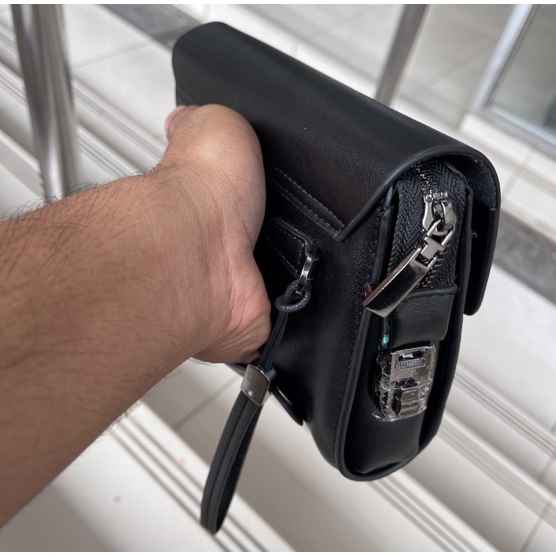 Tas Handbag MB premium kualitas super brend pria/wanita Tas clutch kunci lock import super