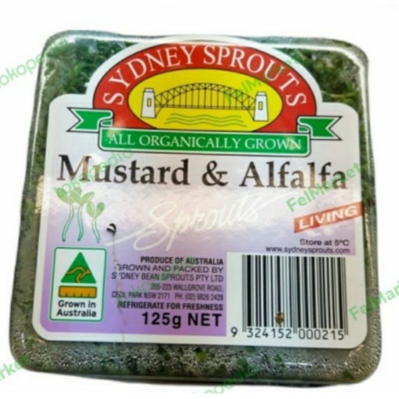 

Sydney sprouts mustard & alfalfa Australia | pack