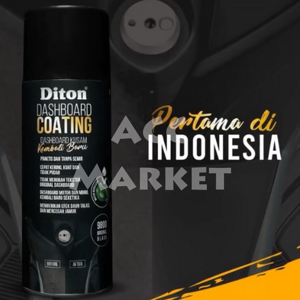 Diton Dashboard Coating Penghitam Body Semir Dasbor