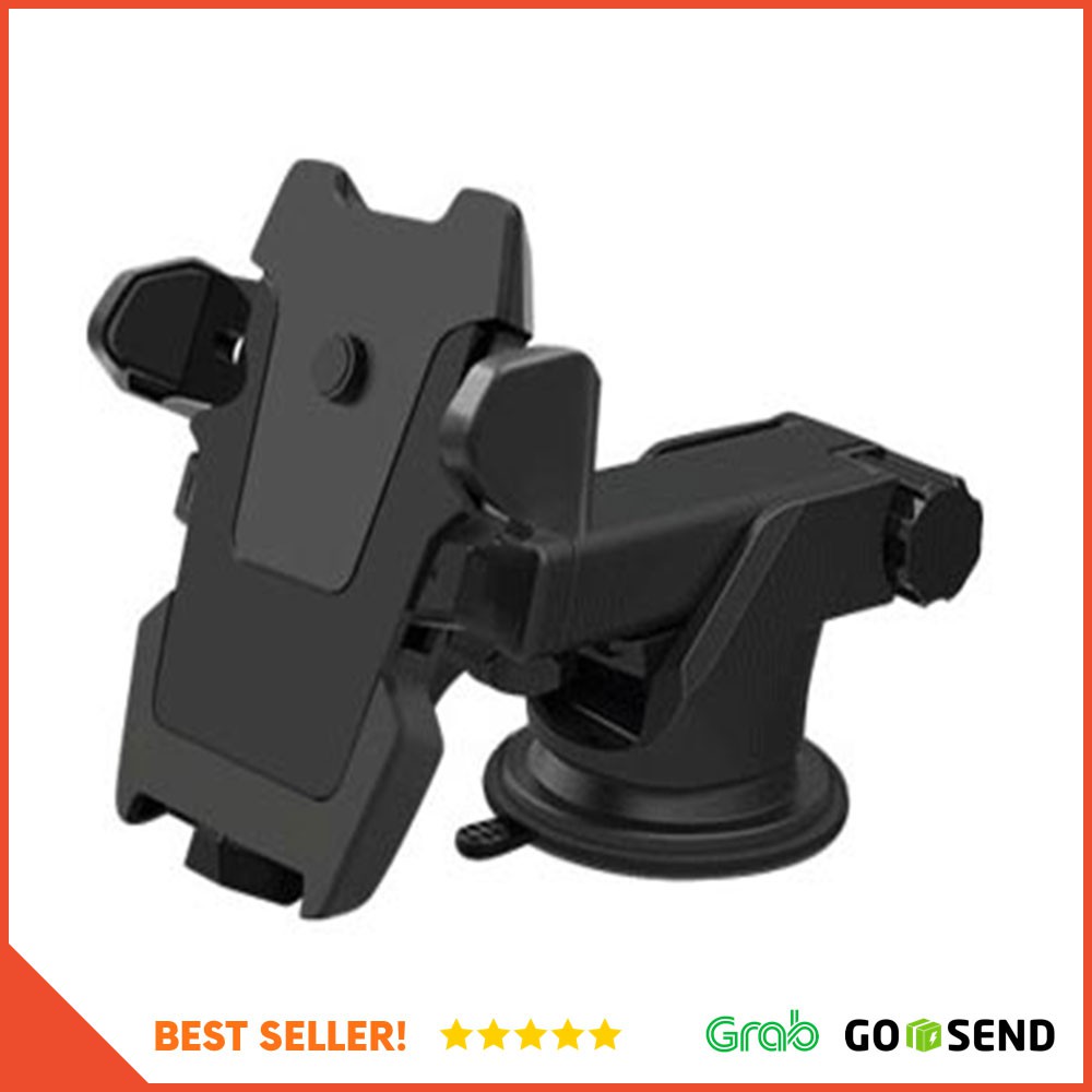 Car Holder for Smartphone with Suction Cup - 003 - Black