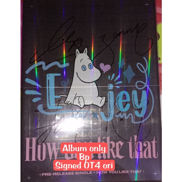 album BlackPink Only signed Ot4 Hylt