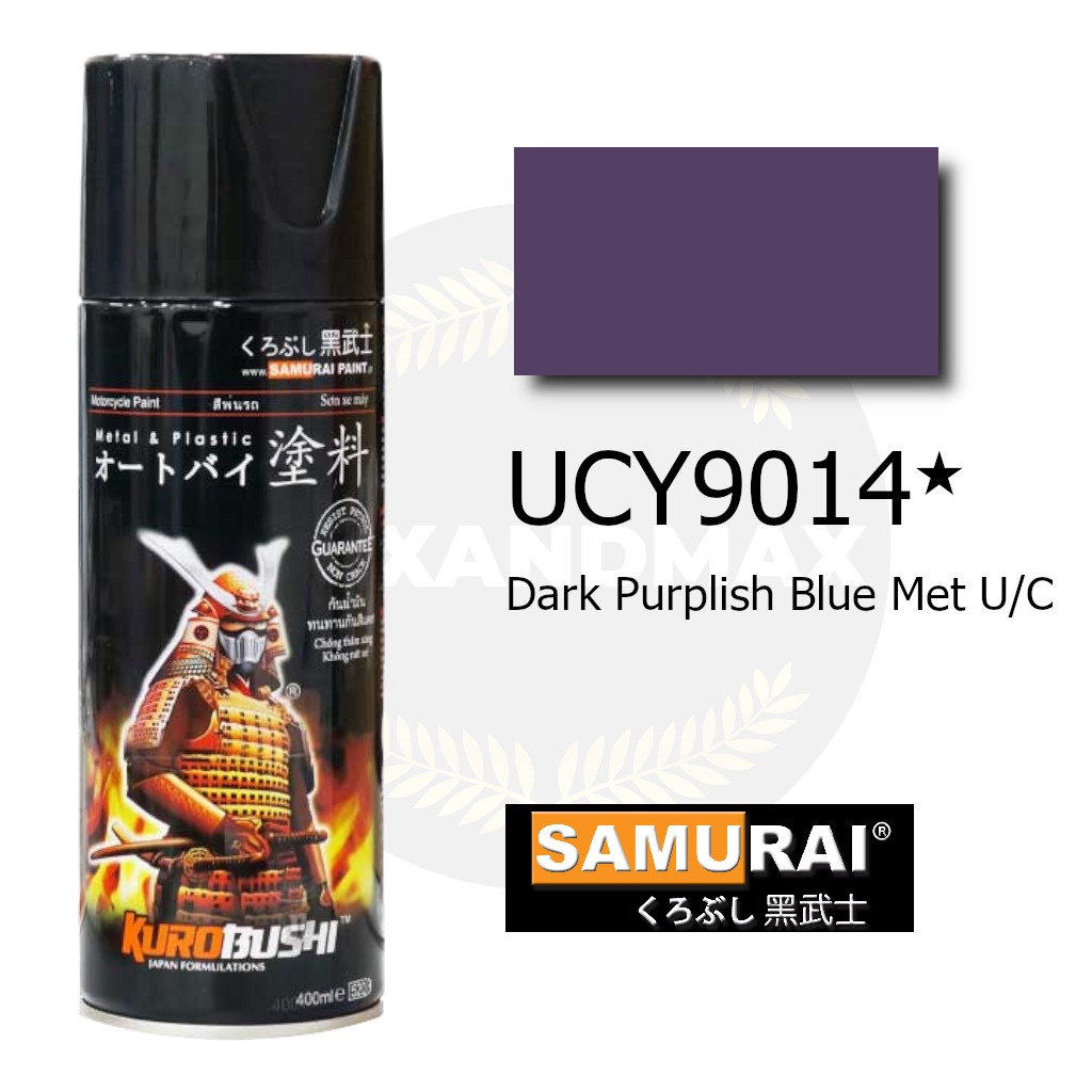 Samurai Paint Dark Purplish Blue Met UCY9014  400 ml - Cat Semprot