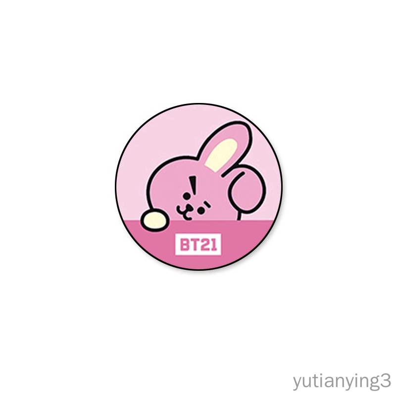 Popsocket Teleskopis Motif BT21 Kartun untuk Mobile Phone