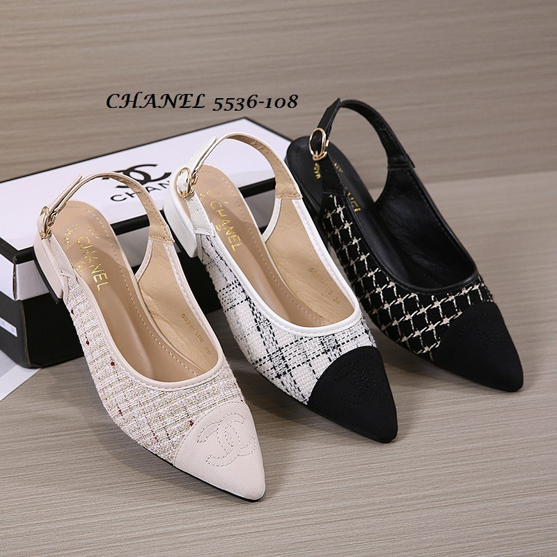 SEPATU WANITA SLINGBACK HEELS PLATFROM SHOES 5536-108 (RESTOCK)