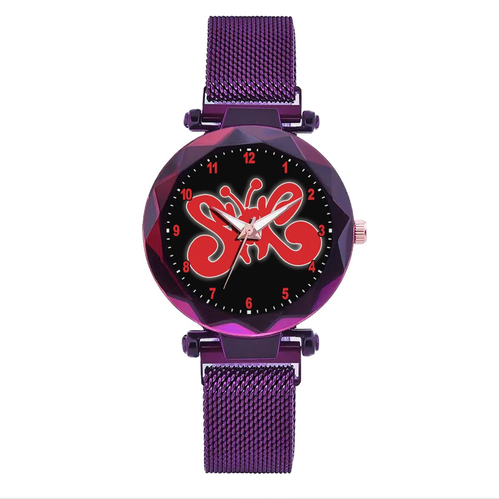 Jam Tangan Wanita Custom - SLANK-SLANKY MOTIF 6 Free Box &amp; Batre Cadangan