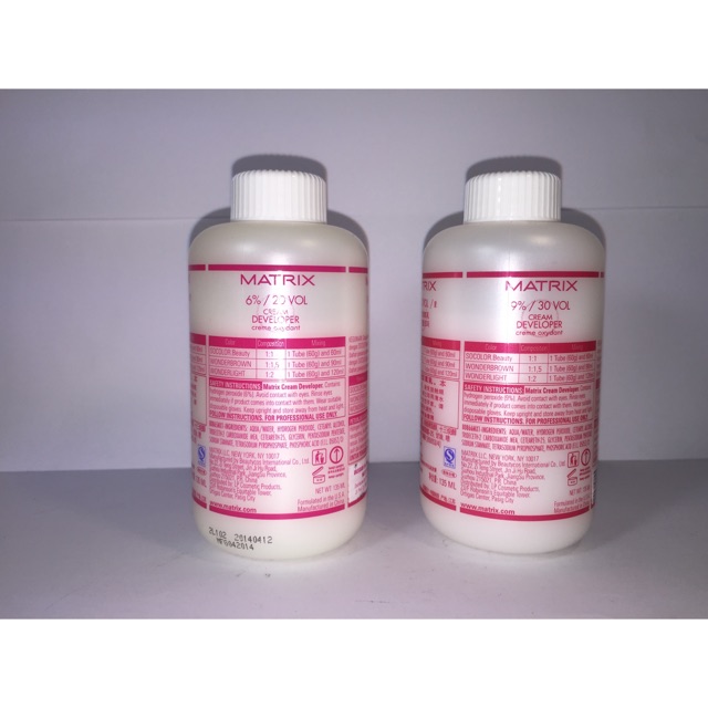 MATRIX MINI OXYDANT / CREAM DEVELOPER 135ML