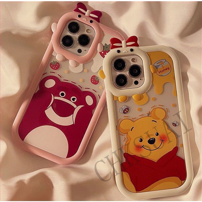 Soft Case Transparan Motif Kartun Untuk iPhone 13 12 11 Pro Max X XR Xs Max 8 7 6 6s Plus