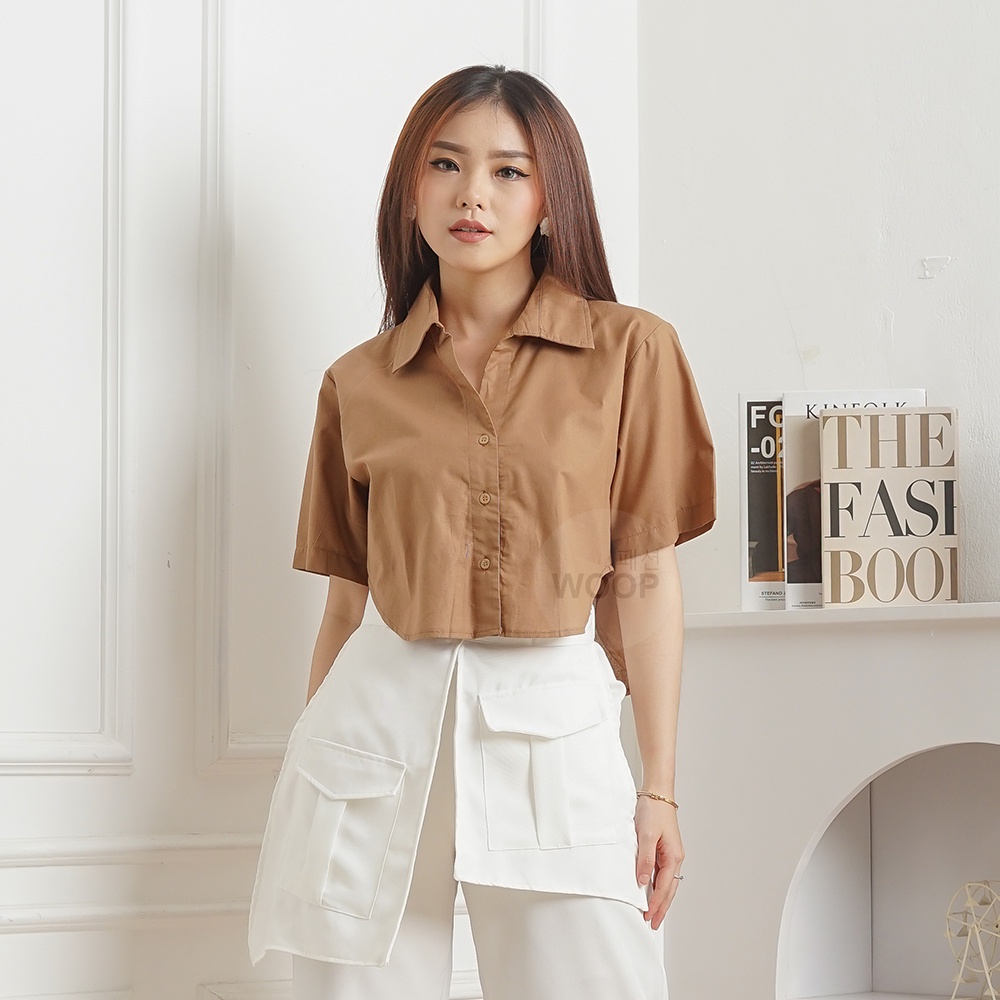 Monny Balero Kemeja Blouse Atasan Wanita Top