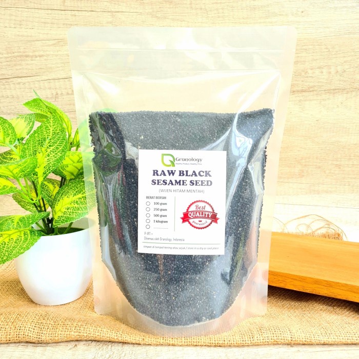 

Q0121Sa Biji Wijen Hitam - 1 Kilogram D5qs44