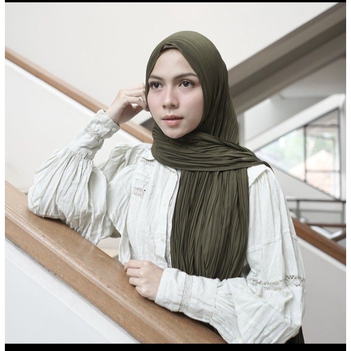 GS-PASHMINA PLISKET BAHAN CERUTY BABYDOLL PREMIUM /PASHMINA TERLARIS