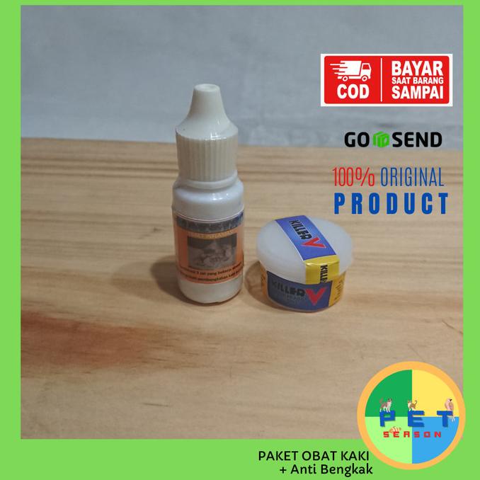 DISKON OBAT PENYAKIT PADA KAKI BURUNG KENARI ANTI INFEKSI DAN ANTI RADANG