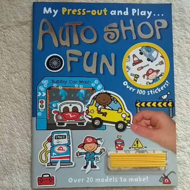 My press out and play auto shop fun