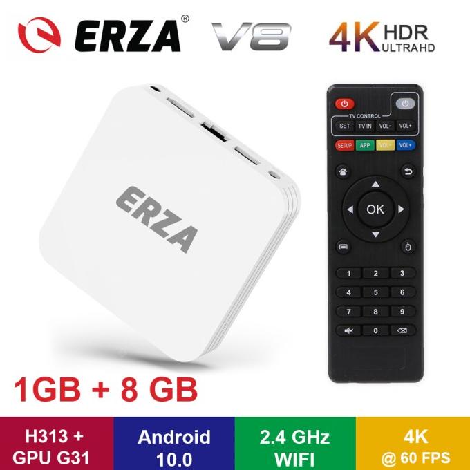 Android TV Box ERZA V8 4K Smart TV Box Media Player