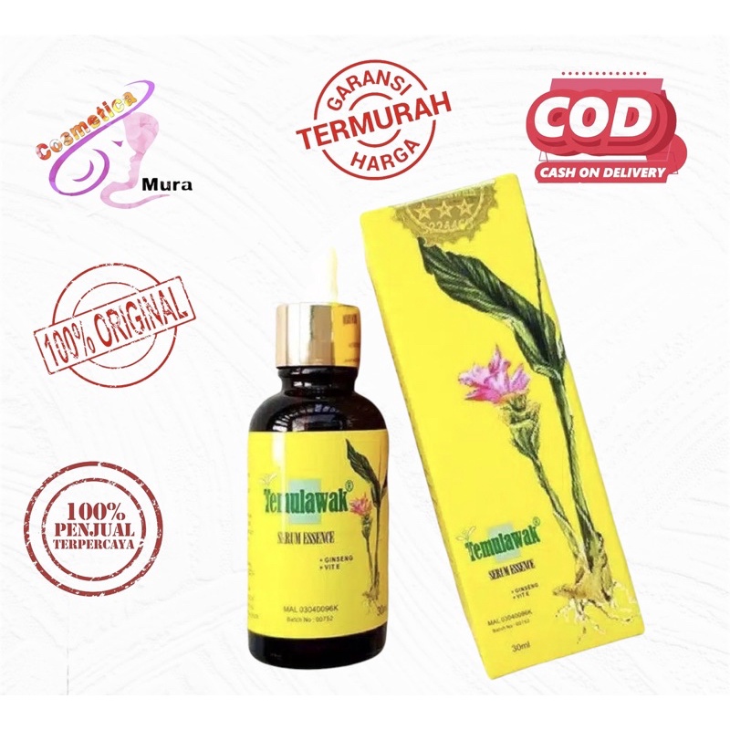 cosmeticamurah [co] BOLIYA SERUM TEMULAWAK BPOM - SERUM WAJAH BRIGHTENING &amp; WHITENING TEMULAWAK