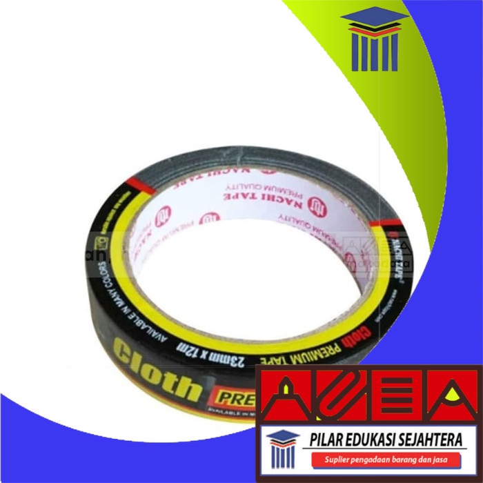 

CLOTH TAPE / LAKBAN LINEN HITAM NACHI 24MM MURAH
