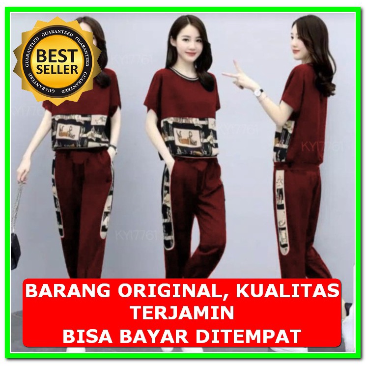 Baju One Set Wanita Rayon Jumbo Premium Ld 140 Setelan Stelan Wan IZ183 [St Classy Ve] Babytery Nav