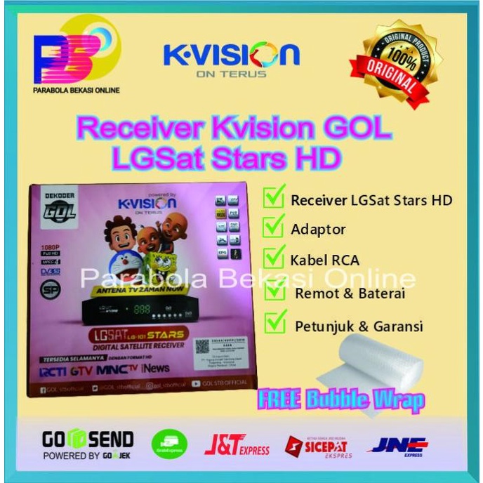 Receiver Kvision GOL LGSat Stars HD