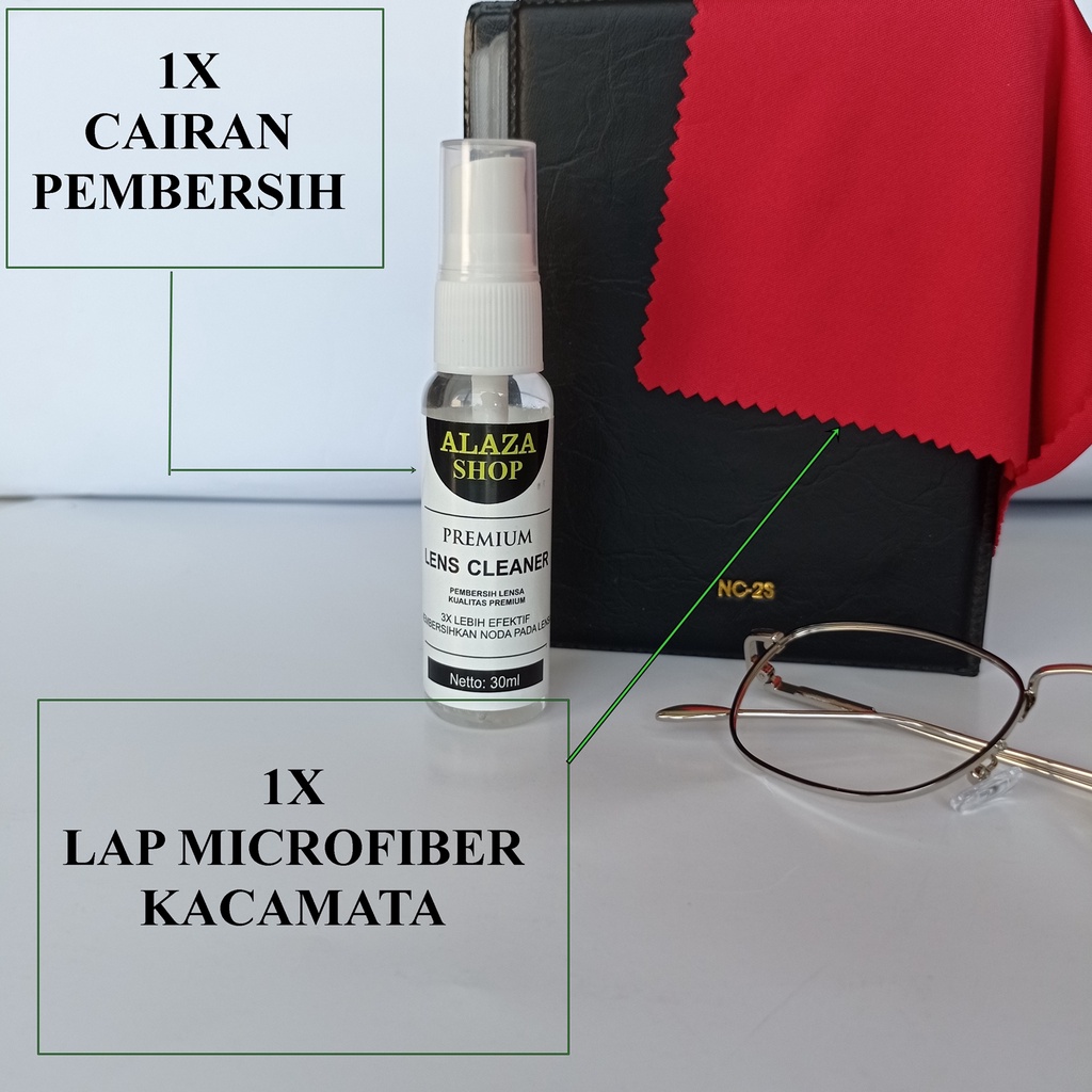 [TERMURAH] Cairan Pembersih Kacamata Alaza Shop /Air Pembersih Lensa Kacamata Serbaguna Lens Cleaner