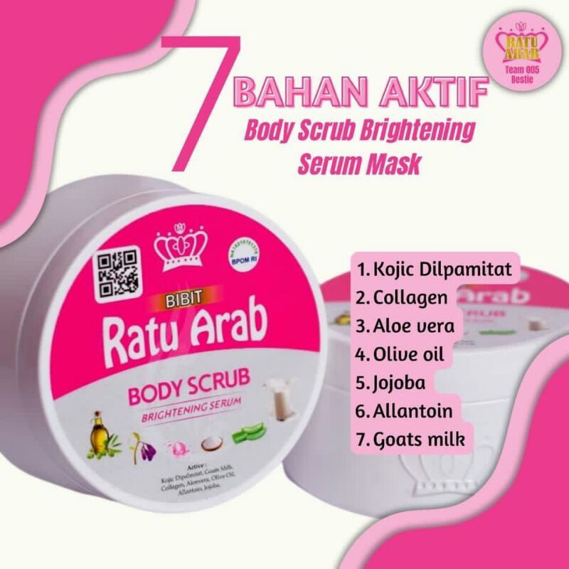 BODY SCRUB RATU ARAB ORIGINAL/LULUR RATU ARAB/RATU ARAB ORIGINAL