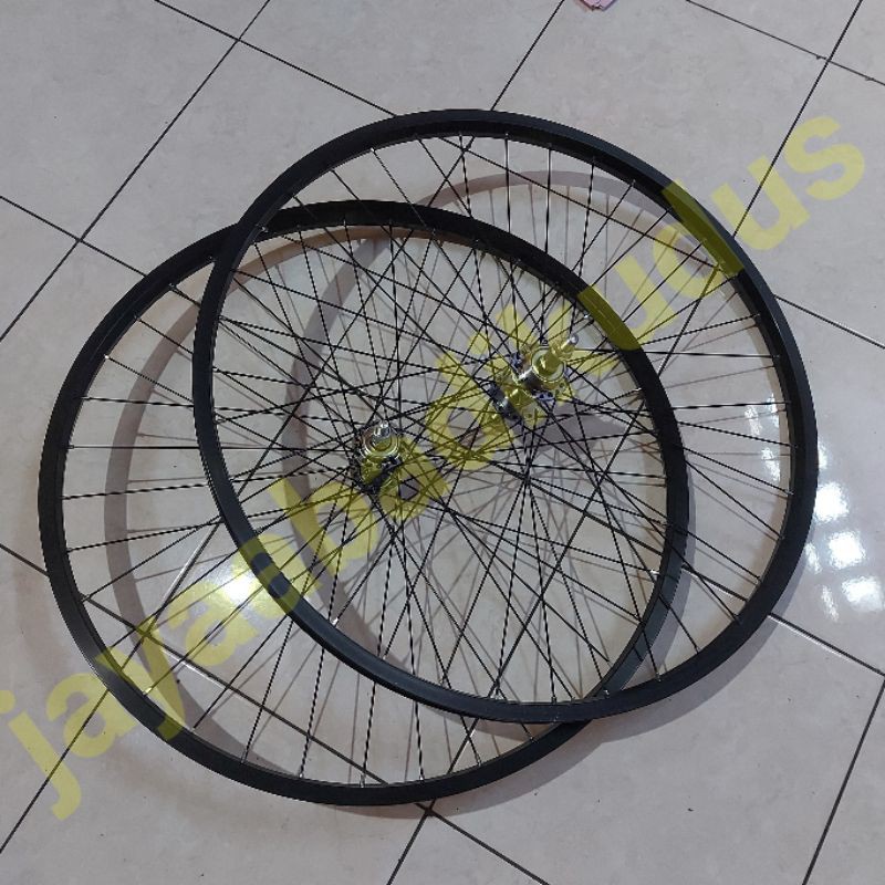 Velg Setelan Sepeda 26 / Pelek Sepeda 26 Komplit / Velg Sepeda Ukuran 26 / Velg Sepeda Jadi