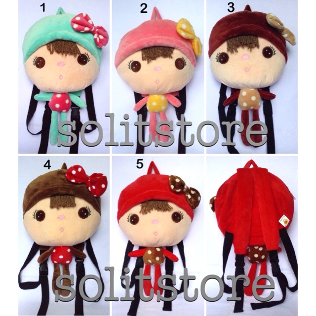 Tas Punggung Backpack Ransel Anak Fullbody Pretty Angela Metoo Imp