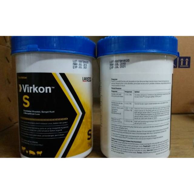 Desinfektan  Virkon s  vircon s 1kg 100% original