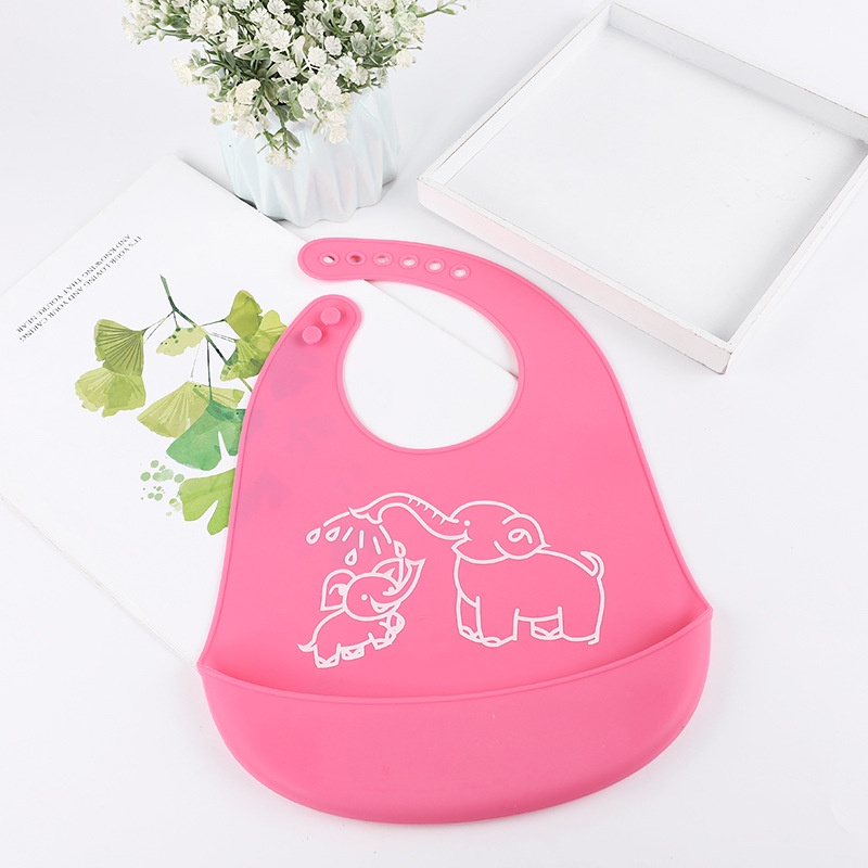 Celemek Makan Bayi/Celemek Bayi Bayi Karet Silikon Bib/C 192