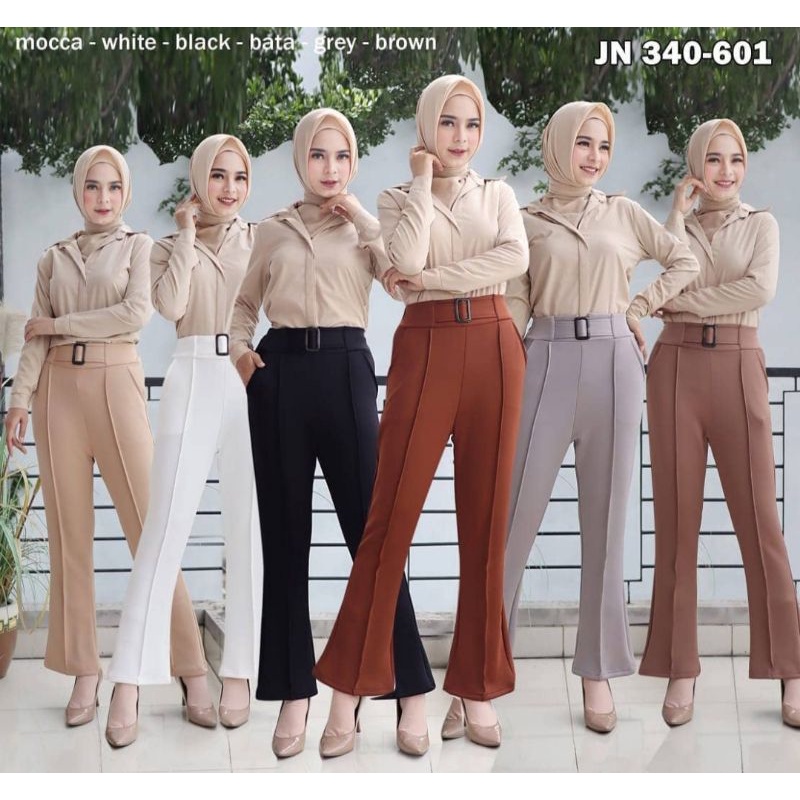 celana cutbray belt scuba premium