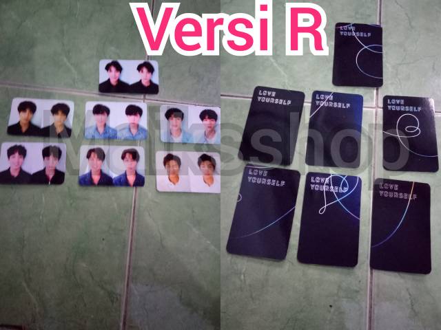 BTS Love Yourself Tear Photocard Kpop