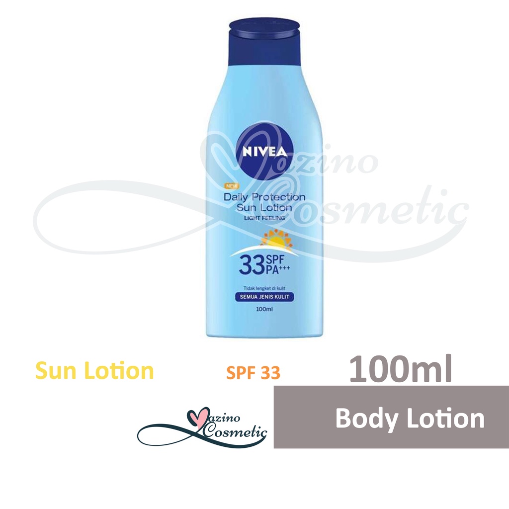 Jual NIVEA SUN Daily Protection Sun Lotion SPF33 Sunscreen 100ml