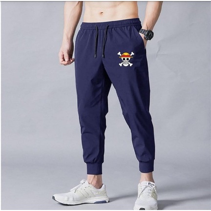 PIYAMA_LIE/Celana Jogger Luffy/Celana Panjang Pria Dewasa/L XL