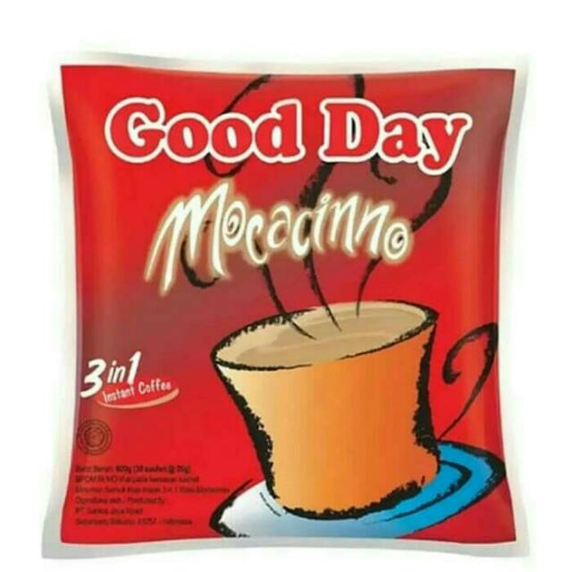 

Kopi good day mocacino bag 50 saset