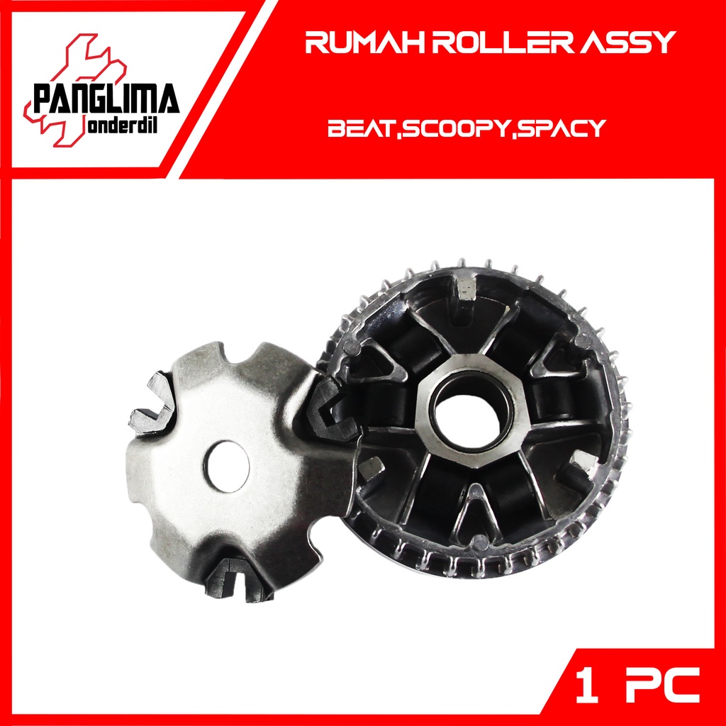 Rumah Roller-Roler Assy Beat Karbu &amp; Scoopy Carbu &amp; Spacy Karbu Penutup-Tutup-Slider-Set-Lengkap-Komplit