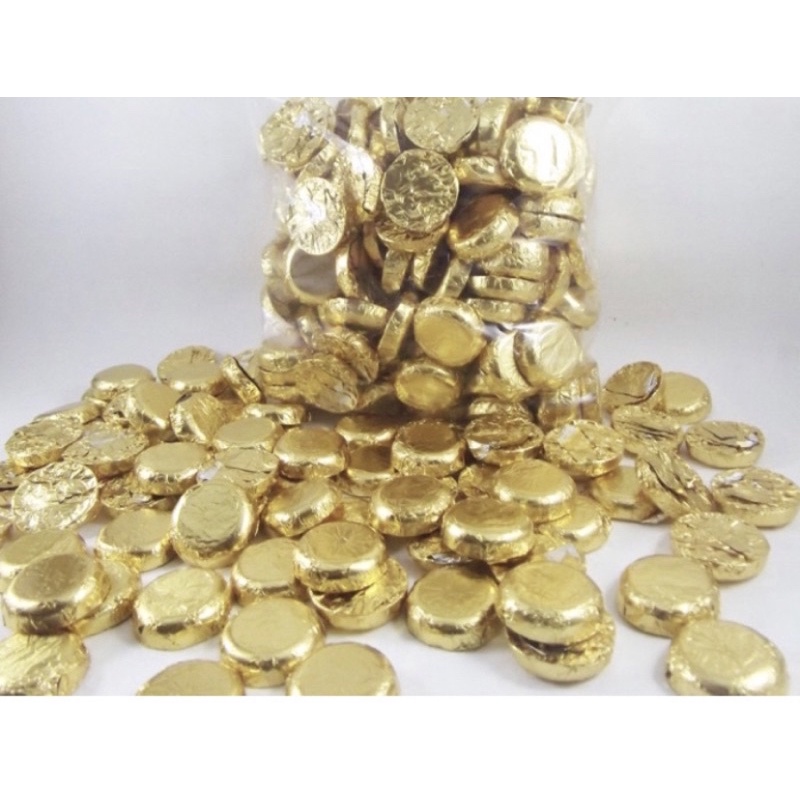 GOLDEN ROUNDIES TOPLES 850 GR / COKLAT JAGO / COKLAT KOIN GOLDEN RONDIES / COKELAT COIN / COKLAT KOIN JAGO COKLAT JADUL