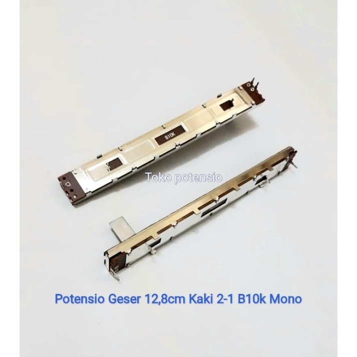 POTENSIO GESER MIXER FADER 12,8CM B10K MONO
