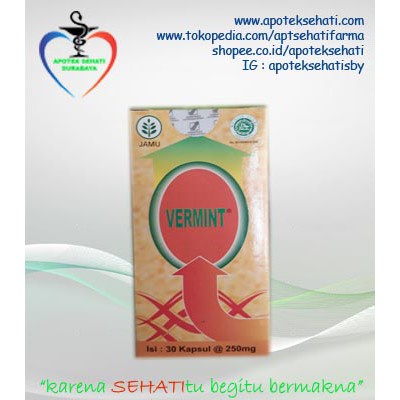 VERMINT KAPSUL CACING 30S THYPUS DEMAM