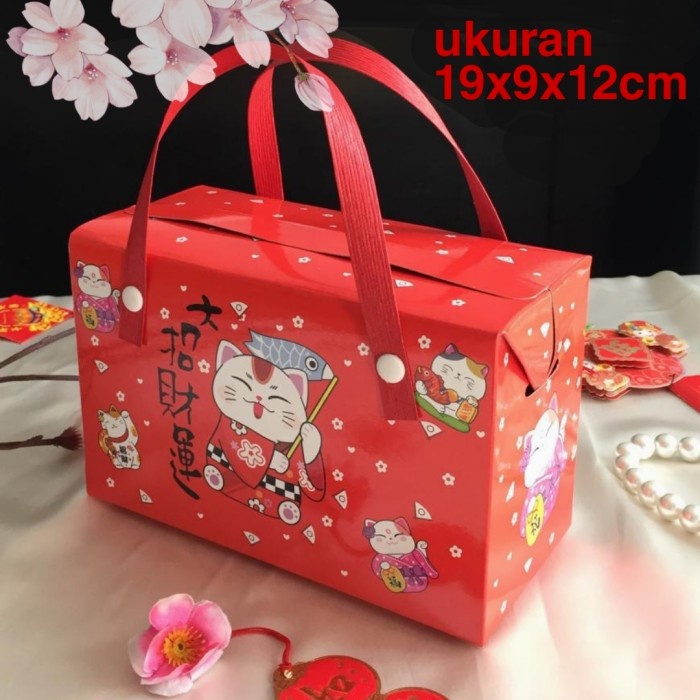 

Mini Bag Box Dus Kue Imlek Dus Toples Imlek Dus Gift Souvenir Imlek 071