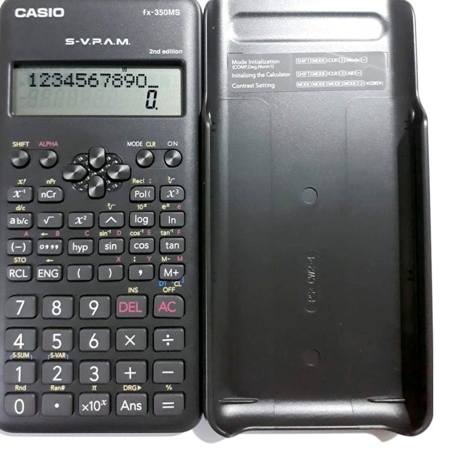 

Hot Sale Kalkulator Scientific CASIO FX 350 MS Original - 2nd Edition - Kalkulator Ilmiah Sains Fisika