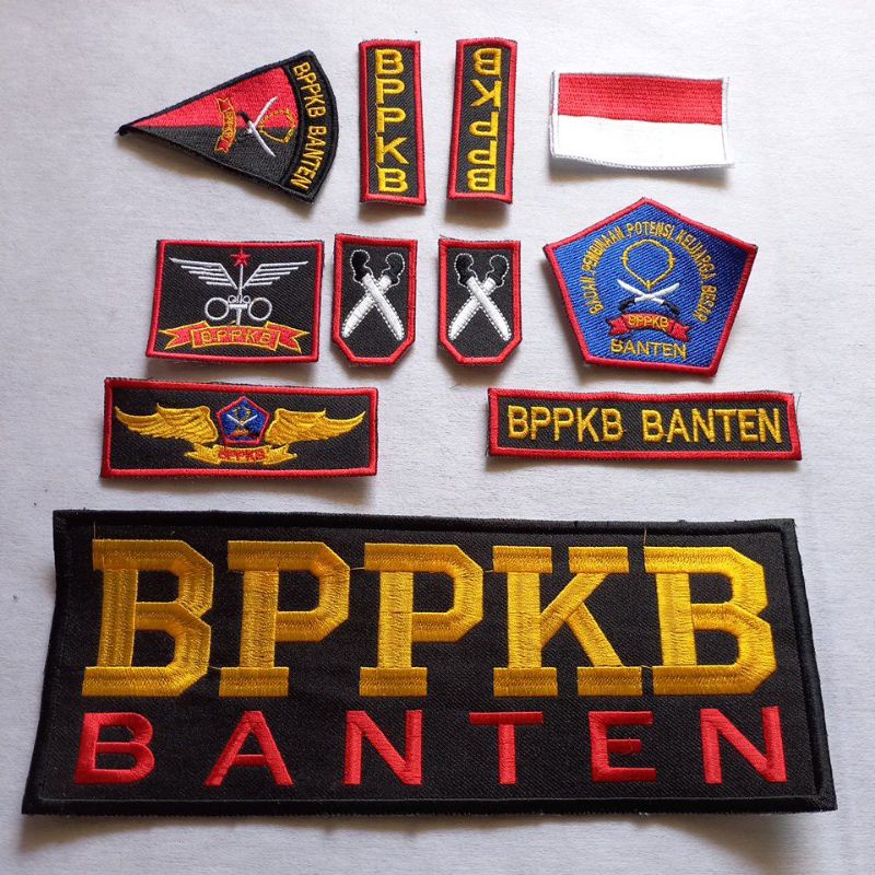 LOGO BPPKB BANTEN BORDIR