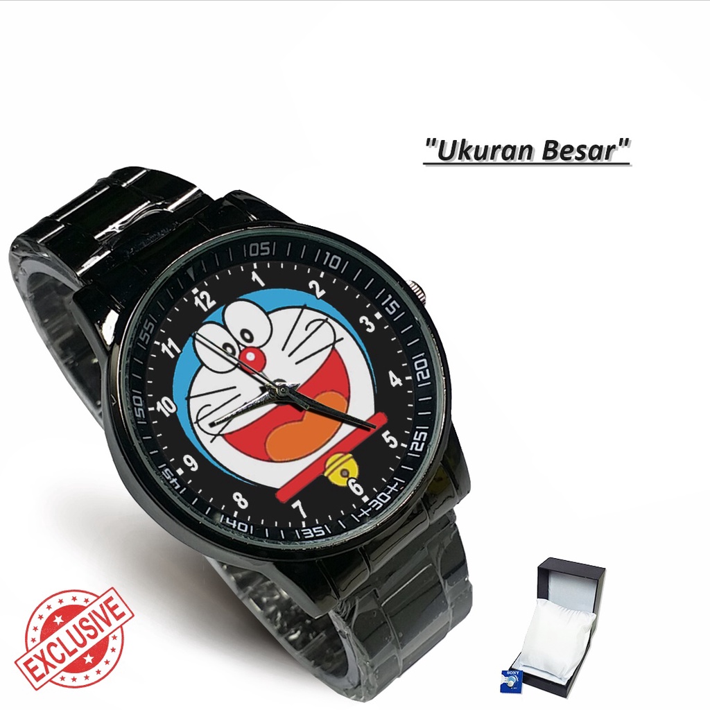 Jam Tangan Rantai Couple DORAEMON MOTIF - 4 (Special)