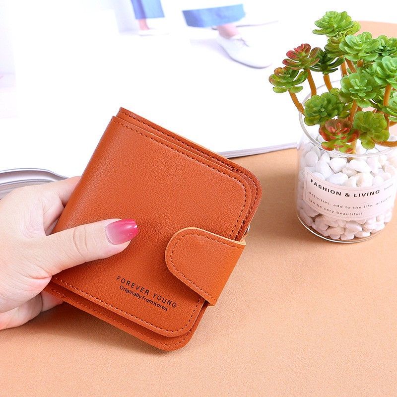 Medan Termurah KD39 Korean style Dompet cantik leather Dompet wanita Lipat import FY simple