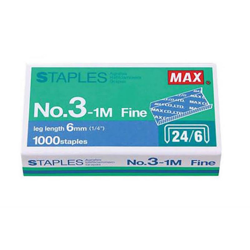 

Isi Staples Max No. 3-1M