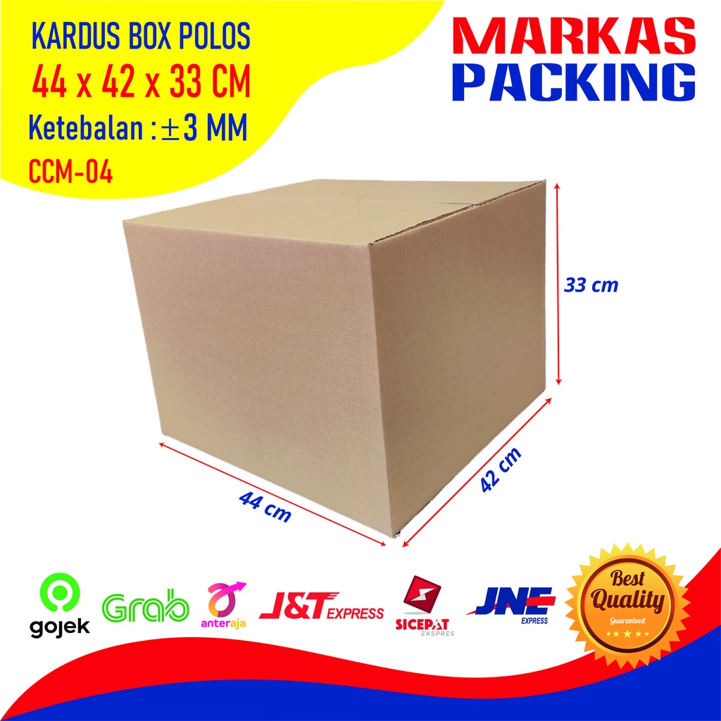 

Kardus Karton Box Besar 44x42x33 CM Dus Box Jumbo Packing Pindahan Polos