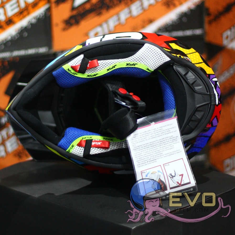 HELM JPX CROSS_FOX1 SERI X10 - SUPER BLACK GLOSS + GOOGLE SNAIL (ONGKIR 2 KG) HELM JPX X10 READY TO ROCK JPX CROSS X10 SUPERBLACK HELM JPX TERBARU